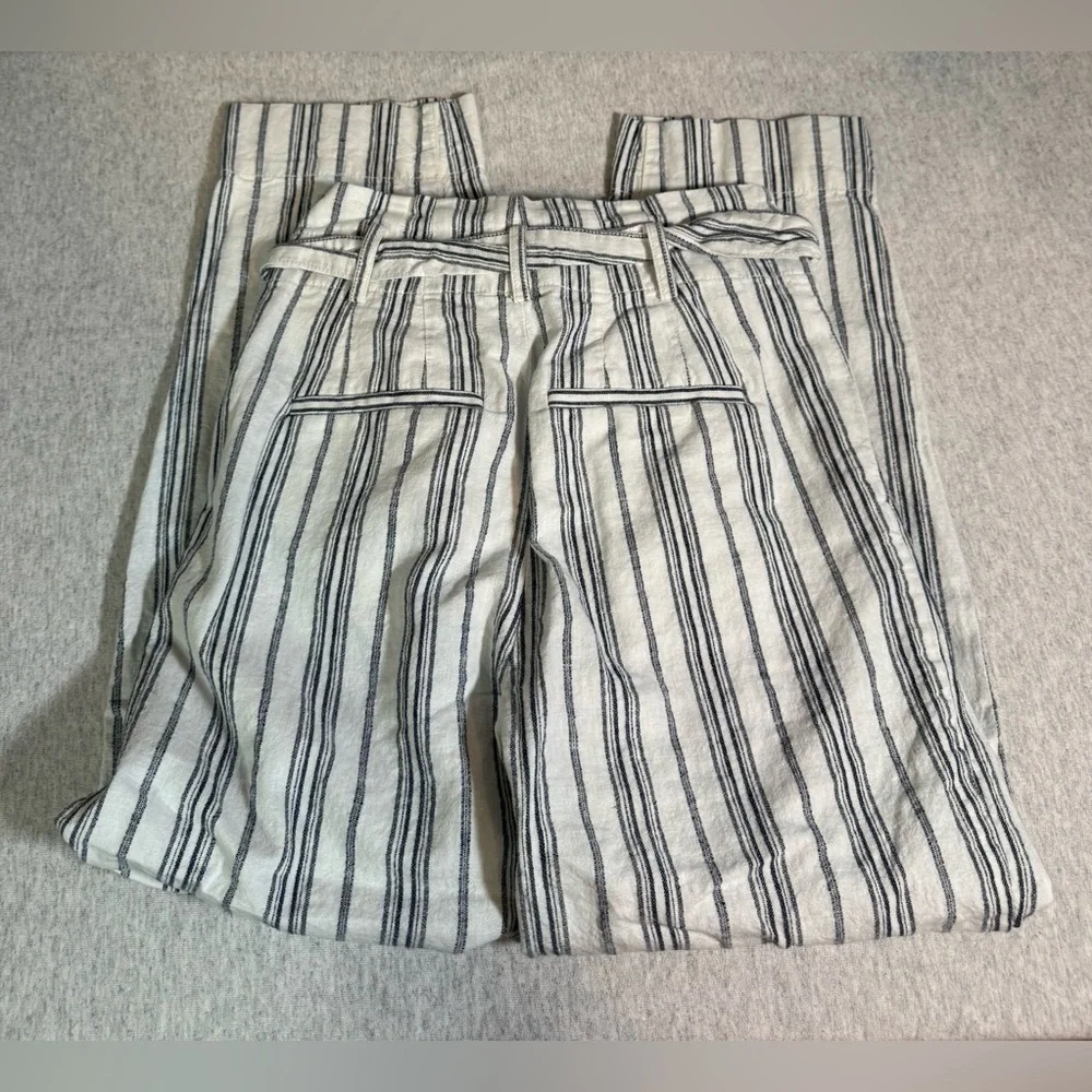 Madewell Linen-Cotton Track / Paperbag Pants – Size‎ 00